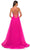La Femme 32059 - Plunging Applique Prom Dress Evening Dresses