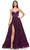 La Femme 32065 - Bustier Tulle Prom Dress Evening Dresses 00 / Dark Berry