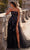 La Femme 32072 - Strapless Floral Sequin Embellished Prom Gown Prom Dresses