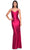 La Femme 32075 - Ruched Satin Prom Dress Special Occasion Dress