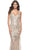 La Femme 32077 - V-Neck Rhinestone Embellished Prom Gown Prom Dresses