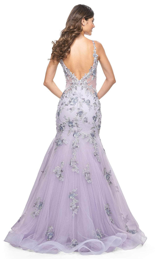 La Femme 32091 - Sleeveless Mermaid Prom Gown