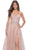 La Femme 32117 - Applique Waist Prom Dress Evening Dresses