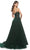 La Femme 32130 - Ruched V-Neck Prom Dress Evening Dresses