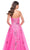 La Femme 32137 - Strapless Sequin Floral Prom Gown Prom Dresses