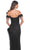 La Femme 32151 - Off Shoulder Scoop Prom Gown Prom Dresses