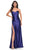 La Femme 32159 - Satin Sweetheart Prom Dress Prom Dresses 00 / Marine Blue