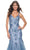 La Femme 32192 - Floral Applique Open Back Prom Gown Prom Dresses
