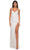 La Femme 32203 - Netted Sheath Prom Dress Prom Dresses 00 / White