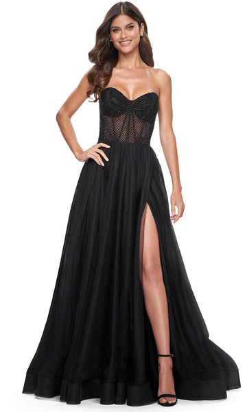 strapless open back dress Floral Plus Size Dress With Sequin Bustier And Tulle Skirt