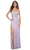 La Femme 32227 - Bustier Net Prom Dress Prom Dresses 00 / Lavender