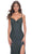 La Femme 32238 - Illusion Back Sheath Prom Gown Evening Dresses