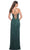 La Femme 32247 - Fishnet V-Neck Prom Dress Evening Dresses