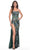 La Femme 32251 - Strapless Multicolor Sequin Prom Gown Prom Dresses