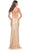 La Femme 32254 - Embroidered Corset Strapless Prom Gown Prom Dresses