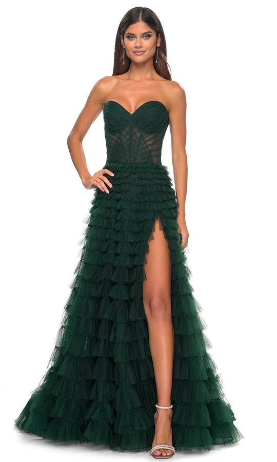 La Femme 32283 - Tiered A-Line Prom Dress