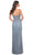 La Femme 32292 - Deep V-Neck Sheer Corset Prom Gown Evening Dresses