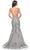 La Femme 32295 - Embroidered Sleeveless Mermaid Prom Gown Evening Dresses
