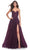 La Femme 32304 - Sweetheart Tulle A-Line Prom Gown Prom Dresses 00 / Dark Berry