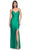 La Femme 32317 - Sleeveless Open Tie-Back Prom Gown Special Occasion Dress 00 / Jade