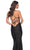 La Femme 32319 - Sleeveless Open Tie-Back Prom Gown Evening Dresses