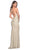 La Femme 32327 - Rhinestone Lace-Up Back Prom Gown Evening Dresses