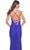 La Femme 32327 - Rhinestone Lace-Up Back Prom Gown Evening Dresses