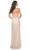 La Femme 32408 - Corset Bodice Fishnet Prom Dress Special Occasion Dress