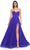 La Femme 32424 - Sweetheart Satin Corset Prom Gown Prom Dresses 00 / Royal Blue