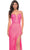 La Femme 32426 - Illusion Deep V-Neck Boned Bodice Prom Gown Evening Dresses