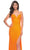 La Femme 32427 - Corset Bodice Deep V-Neck Prom Gown Evening Dresses
