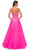 La Femme 32445 - Strapless Net Bodice Prom Dress Prom Dresses
