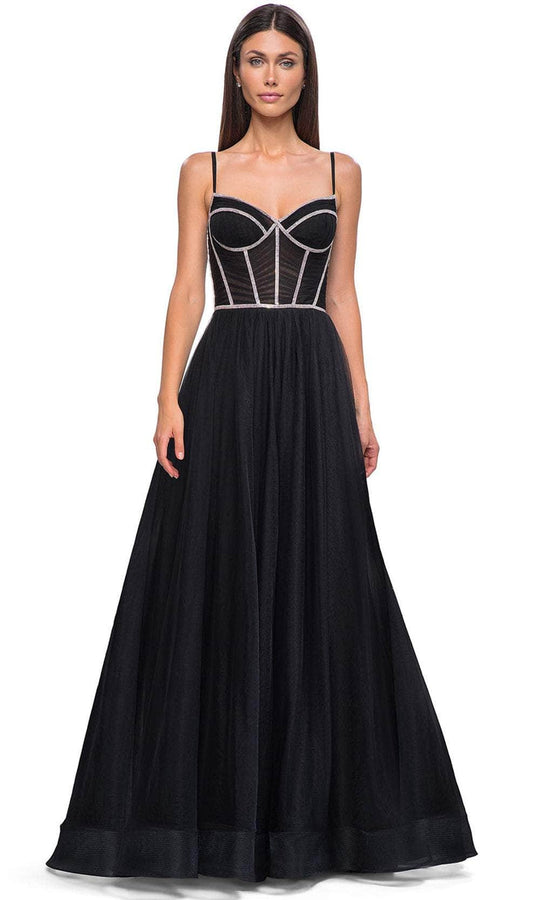 La Femme 32675 - Corset Bodice A-Line Prom Gown