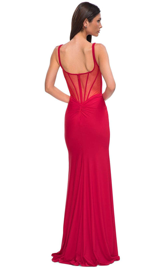 La Femme 32763 - Corset Top Sleeveless Prom Gown