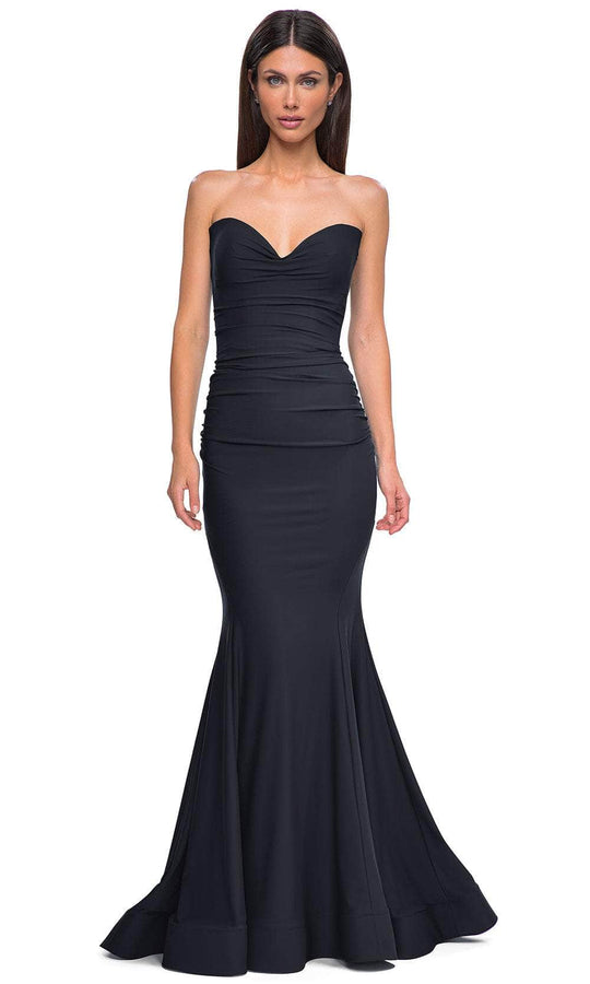 La Femme 32872 - Jersey Strapless Mermaid Prom Gown