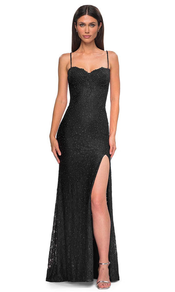 black bling prom dress Black Rhinestone Sequin Sleeveless Trumpet Long Train Prom Dress