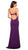 La Femme - V-Neck Strappy Open Back Evening Dress 27516SC -  1 pc Royal Blue in Size 00 and 1 pc Plum in Size 10 Available Evening Dresses 4 / Plum