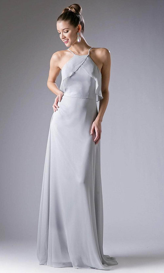 Ladivine 13032 - Thin Strapped Halter Dress