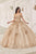 Ladivine 15712 - Glitter Off Shoulder Ballgown Special Occasion Dress