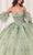 Ladivine 15722 - Puff Sleeve Ballgown Special Occasion Dress