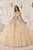 Ladivine 15724 - Multi-Color Floral Ballgown Special Occasion Dress