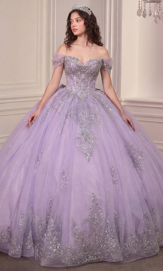 Ladivine 15730 Crystal Beaded Sweetheart Quinceanera Dress