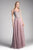 Ladivine 2635 - Metallic Applique Evening Gown Prom Dresses