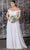 Ladivine 7258W - Scalloped Off Shoulder Bridal Gown Special Occasion Dress
