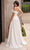 Ladivine 7493WC - Off Shoulder High Slit Bridal Dress Wedding Dresses