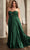 Ladivine 7496C - Sweetheart Knotted Evening Gown Evening Dresses 16 / Hunter Green