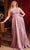 Ladivine 7496C - Sweetheart Knotted Evening Gown Evening Dresses 16 / Mauve