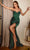 Ladivine 7498 - Sweetheart Basque Evening Dress Evening Dresses 2 / Emerald