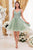 Ladivine 9245 - Glitter A-Line Cocktail Dress Cocktail Dresses XS / Sage