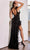 Ladivine 9312 - Feather Detailed Sleeveless Prom Gown Prom Dresses